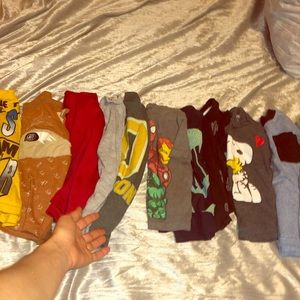 Baby boy shirt bundle